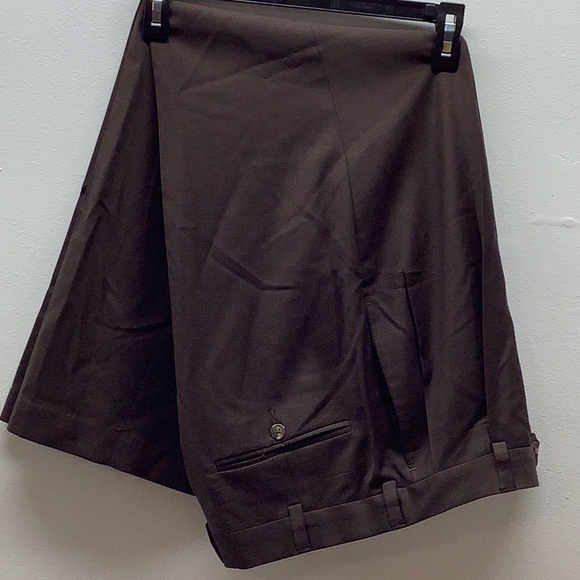 Nautica Size 32x30 Men’s Brown Pleated Dress Pants. Preloved - Picture 1 of 7